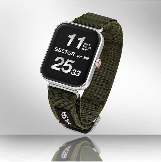 Sector S03 Pro Light Bracelet Gift Set Oțel inoxidabil Smartwatch (Argintiu)