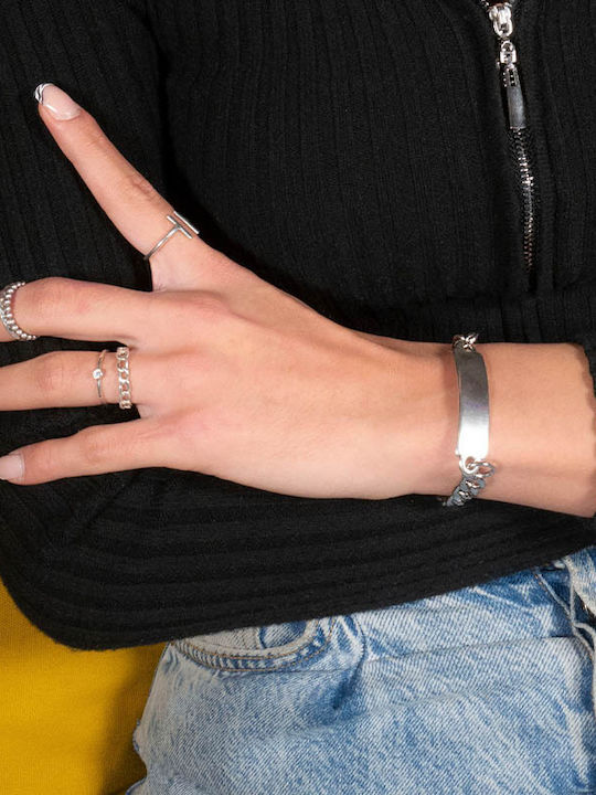 Theodora's Jewellery Armband Kette aus Edelstahl Stahl