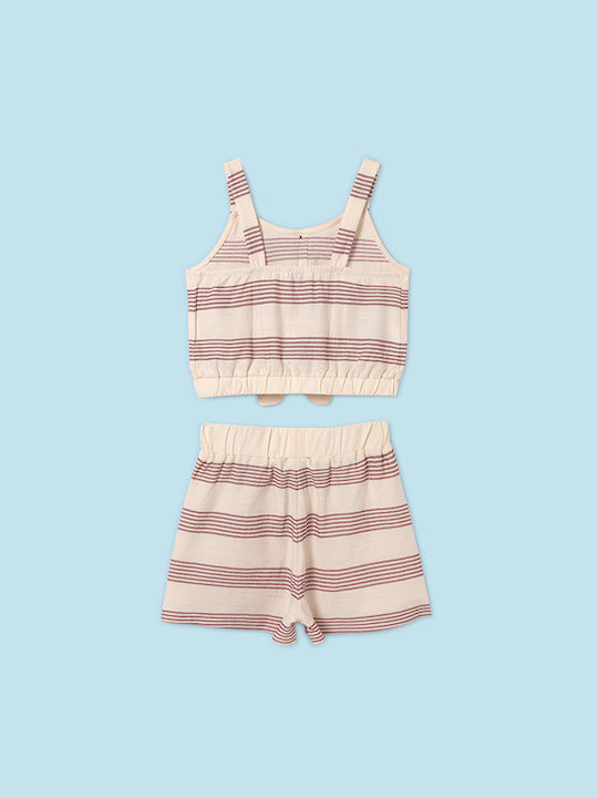 Mayoral Kids Set with Shorts Summer 2pcs terracotta