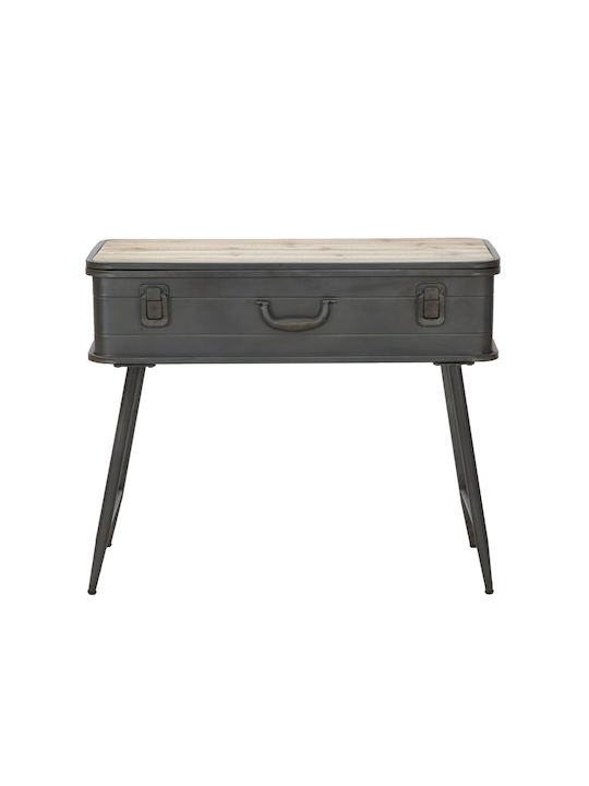 Metal Console Table Gray L80xW35xH67.5cm