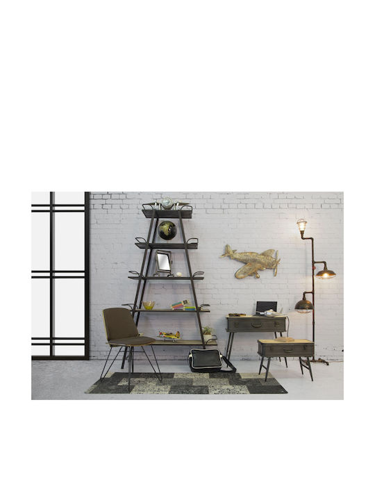 Metal Console Table Gray L80xW35xH67.5cm