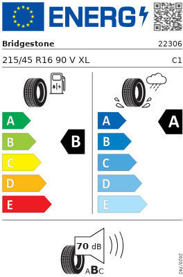 Bridgestone Turanza 6 215/45R16 90V XL Θερινό Λάστιχο για Επιβατικό Αυτοκίνητο