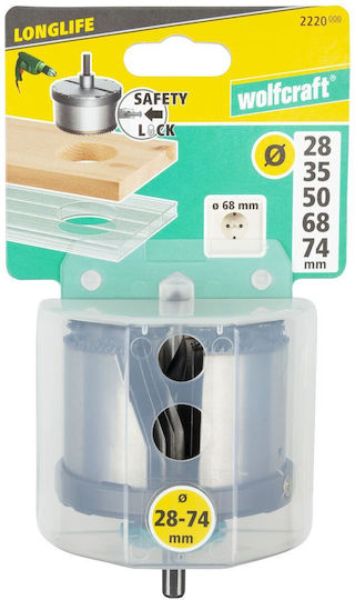 Wolfcraft Hole Saw Kit for Plastic