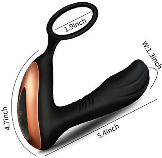 Boss Of Toys Vibrator Massage with Remote Control Black