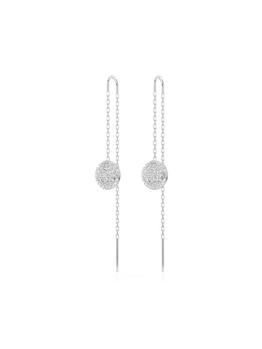 Swarovski Earrings Dangling made of Silver with Diamond