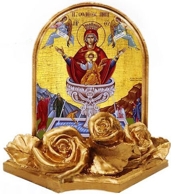 Christening Favor with Religious Icon Life-Giving Spring 30pcs 9x9cm