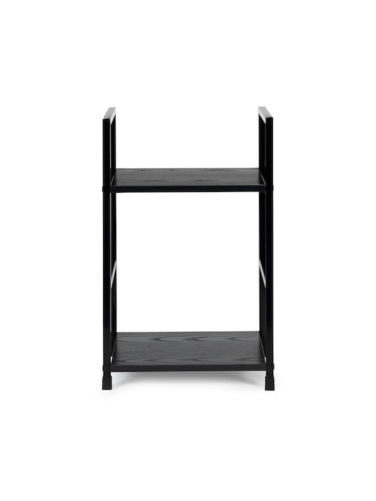 Nachttisch Schwarz 29x23.5x48.5cm
