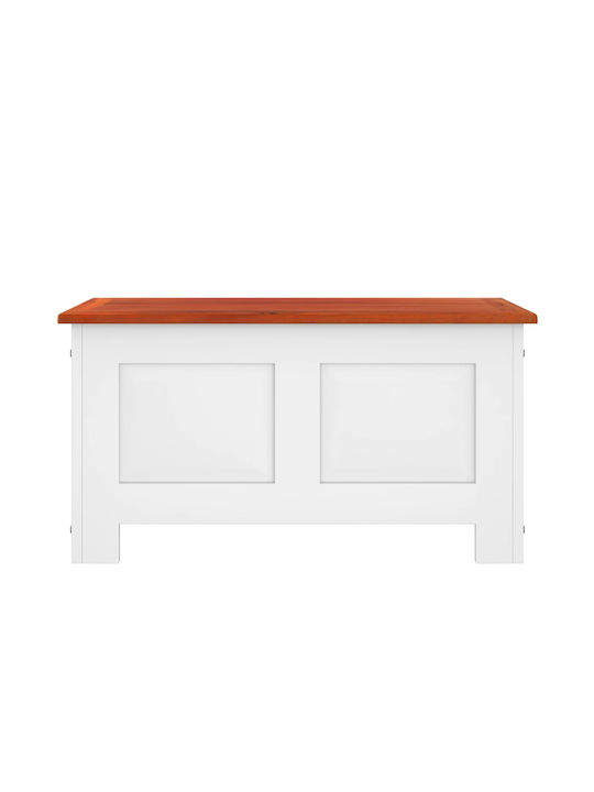 vidaXL Wooden Decorative Trunk Brown 70x35x37cm