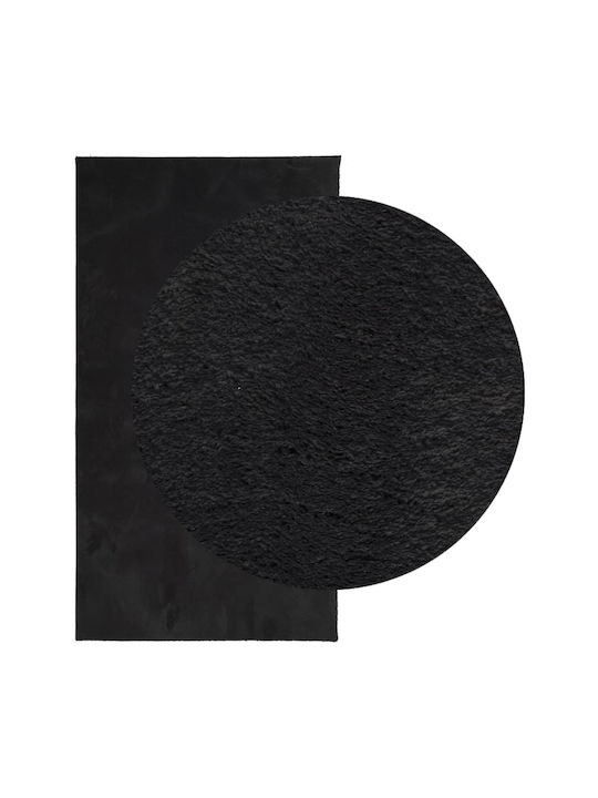 vidaXL Huarte Αντιολισθητικό Χαλί Διάδρομος Μαύρο 80x150cm