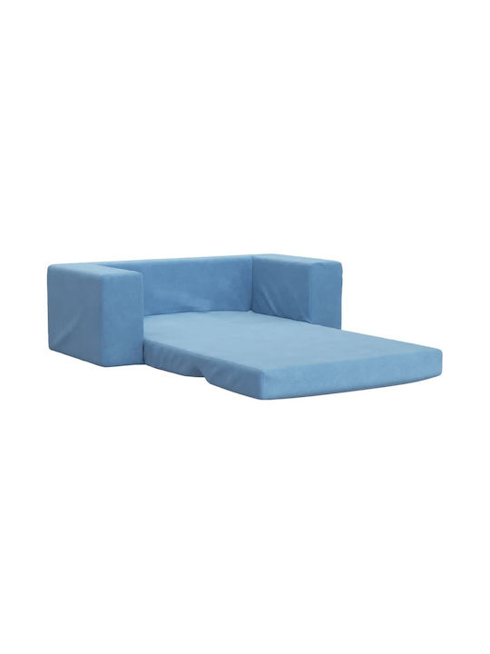 Sofa with Armrests Blue 84x38x34cm 1pcs