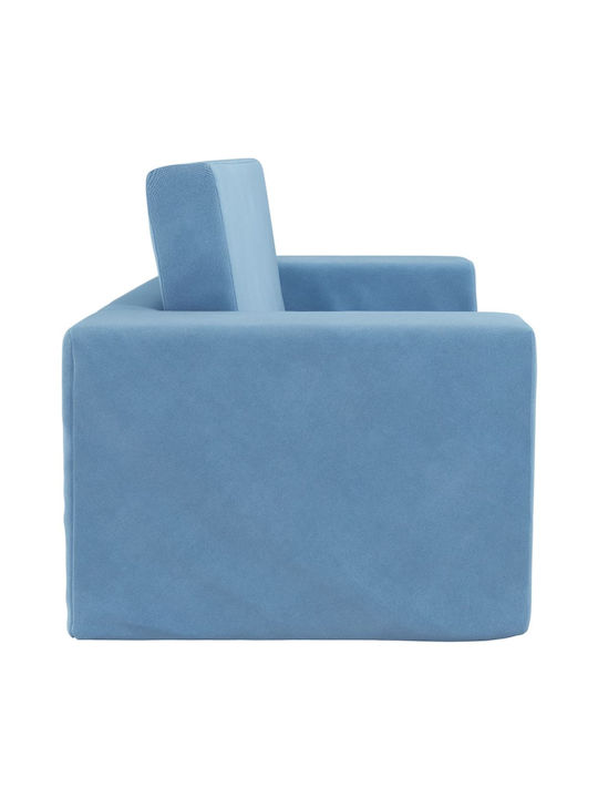 Sofa with Armrests Blue 84x38x34cm 1pcs