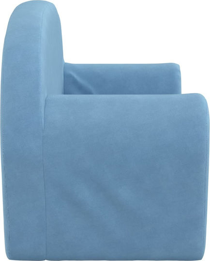 Kids Sofa Blue 84x34x45cm