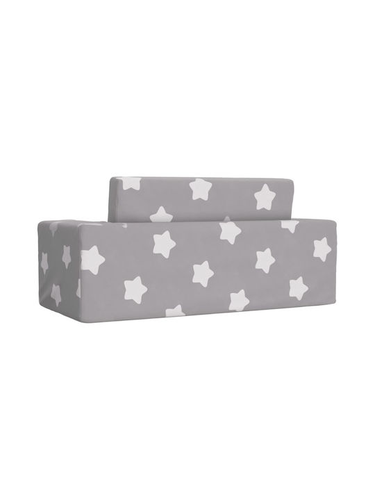 Sofa with Armrests Gray 84x38x34cm
