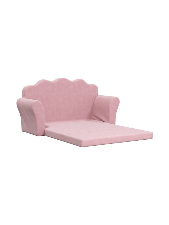 Sofa mit Armlehnen Rosa 94x34x48cm 1Stück