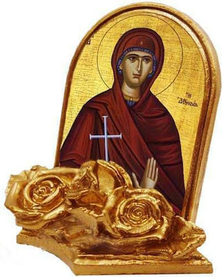 Christening Favor with Religious Icon Agia Filothei 30pcs 9x9cm 110-240319