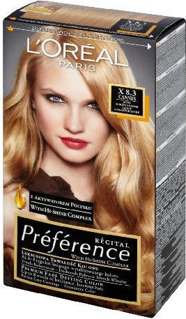 L'Oreal Paris Preference Hair Dye X 8.3 Cannes