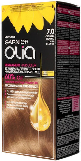 Garnier Olia Mini Боя за коса Без амоняк 7.0 Тъмно русо 50гр