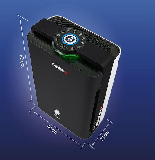Webber AP9700 WI-FI Καθαριστής Αέρα 95W για Χώρους 65m²