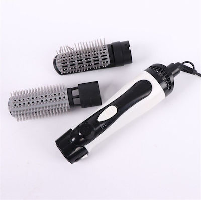 Andowl Electric Hair Brush with Air for Straightening and Curls