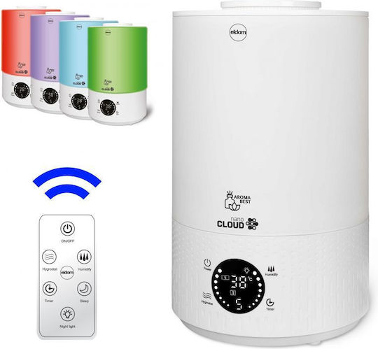 Eldom NU40 Atma Υγραντήρας Υπερήχων 27W για Χώρους 35m²