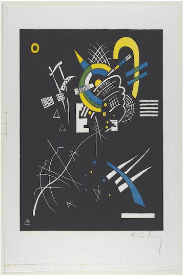 Kleine Welten Vii (small Worlds Vii) (1922) By Wassily Kandinsky Painting on Canvas 20x30cm