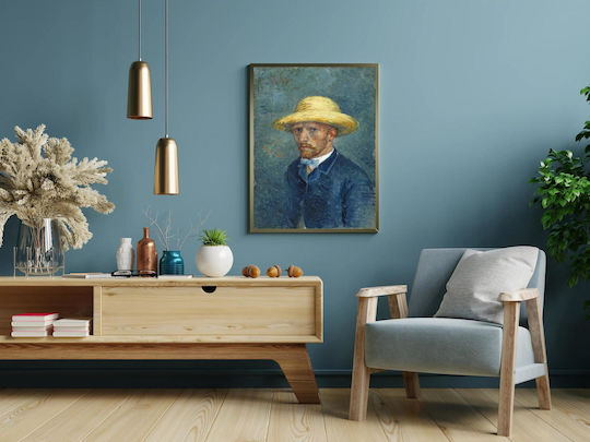 Vincent Van Gogh's Portrait Of Theo Van Gogh (1887) Картина Копие на Ван Гог Платнен 70x100см