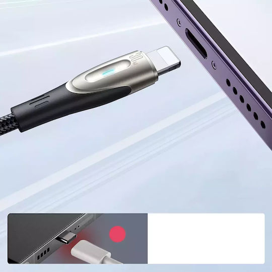 Joyroom SA31-CL3 Braided USB-C to Lightning Cable 30W Μαύρο 1.2m