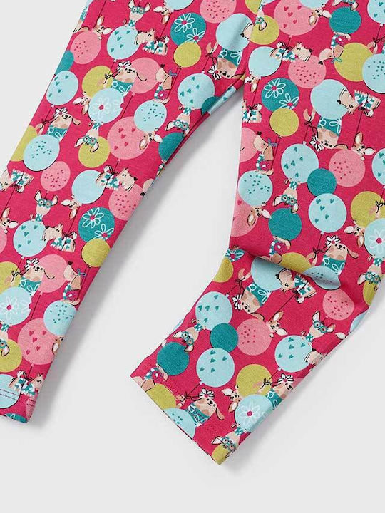 Kids Legging Capri Fuchsia Happy Dogs
