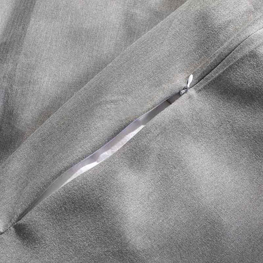 Cannon Σετ Μονή 170x250cm Ash Grey