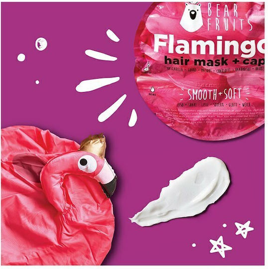 Bear Fruits Flamingo Haarmaske Für Stärkung Mit Arganöl 20ml