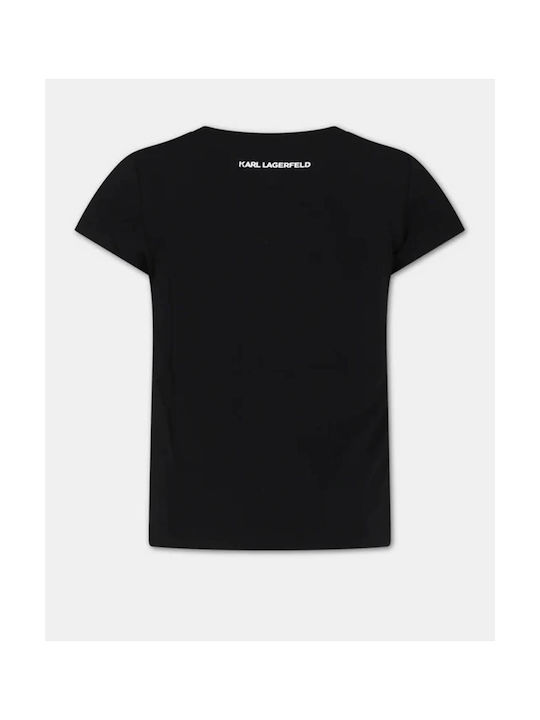 Karl Lagerfeld Tricou pentru copii Negru