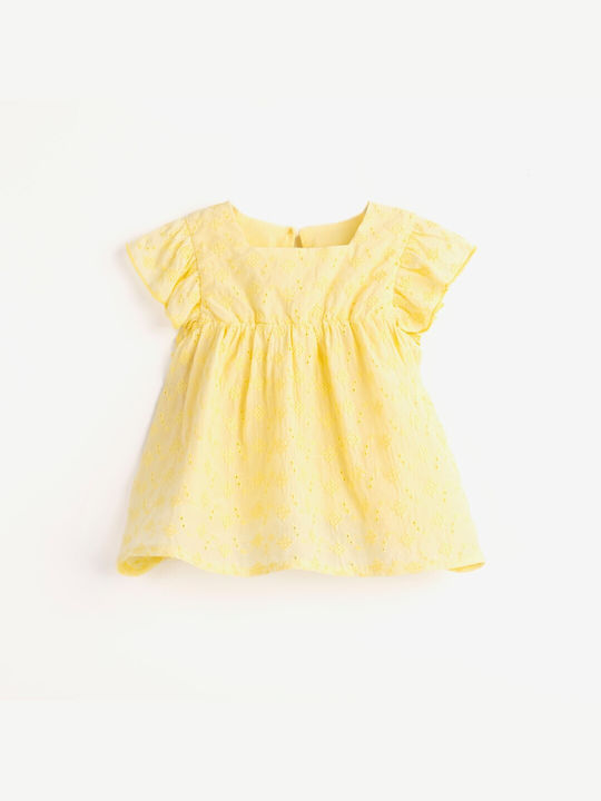 Funky Kids Blouse Sleeveless Light Yellow