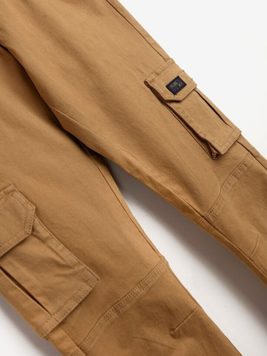 Funky Kids Cargo Trousers tawny brown