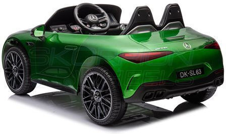 Mercedes Benz Sl63 Două Locuri cu Telecomandă Licențiat 12 Volți Verde