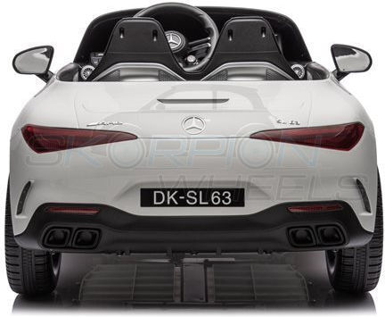 Mercedes Benz Sl63 Doppelsitzer Mit Fernbedienung Lizensiert 12 Volt Graues