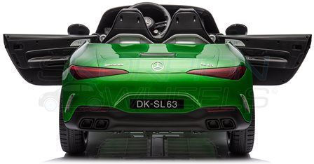 Mercedes Benz Sl63 Două Locuri cu Telecomandă Licențiat 12 Volți Verde