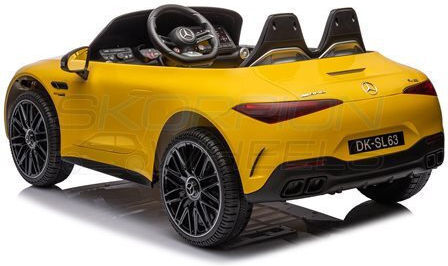 Mercedes Benz Sl63 Διθέσιο με Τηλεκοντρόλ Licensed 12 Volt Κίτρινο