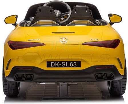Mercedes Benz Sl63 Διθέσιο με Τηλεκοντρόλ Licensed 12 Volt Κίτρινο