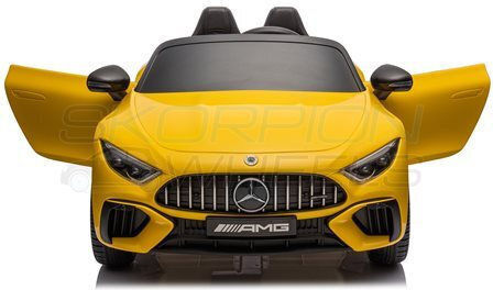 Mercedes Benz Sl63 Διθέσιο με Τηλεκοντρόλ Licensed 12 Volt Κίτρινο