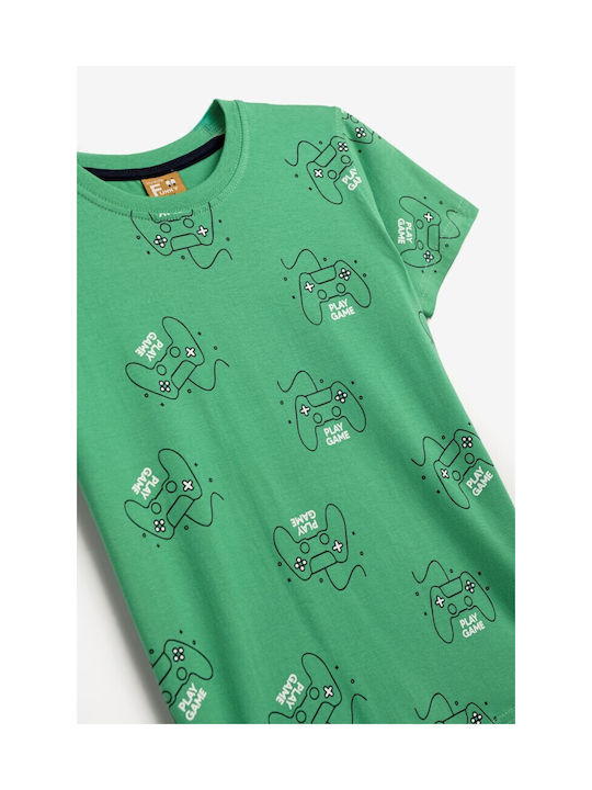 Funky Kids T-shirt Green