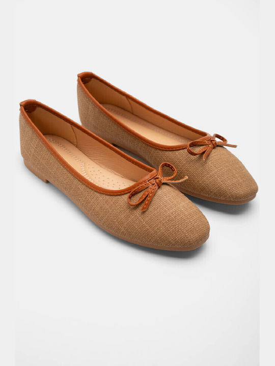 Luigi Pointy Ballerinas Brown