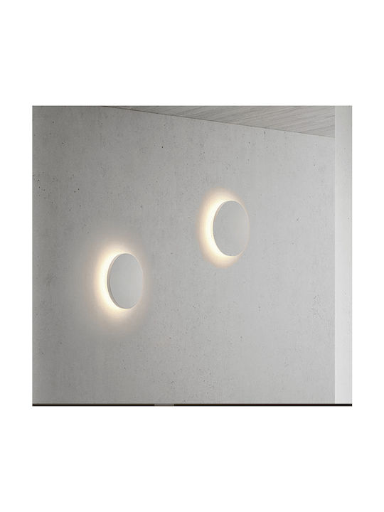 ForHome Φωτιστικό Τοίχου με Ενσωματωμένο LED Λευκό 20εκ.