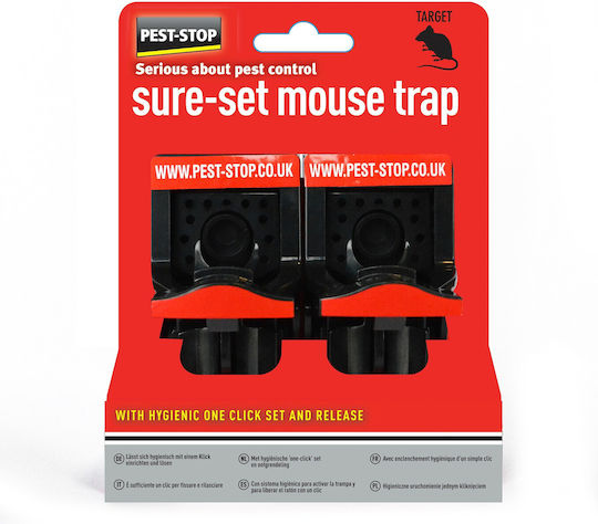 Pest-Stop Mousetrap made of Plastic 2pcs