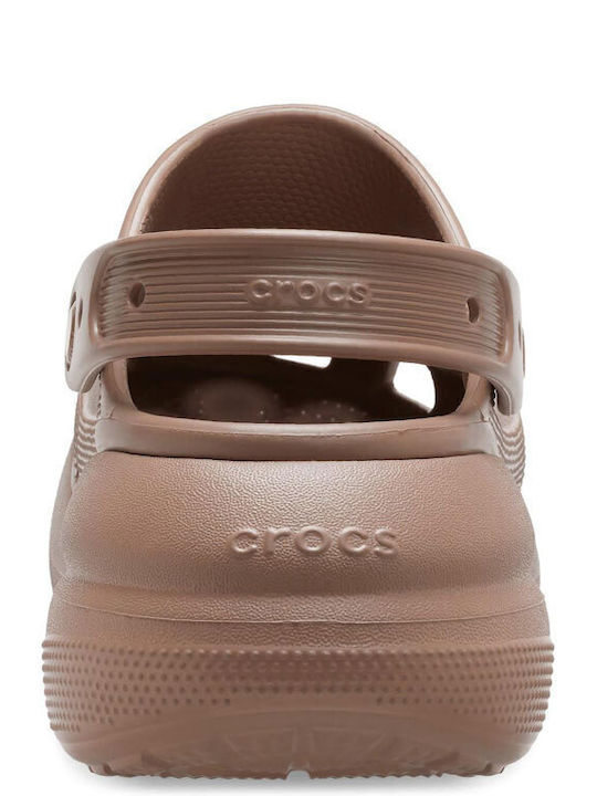 Crocs Classic Crush Дамски Анатомични Клоги Кафяв