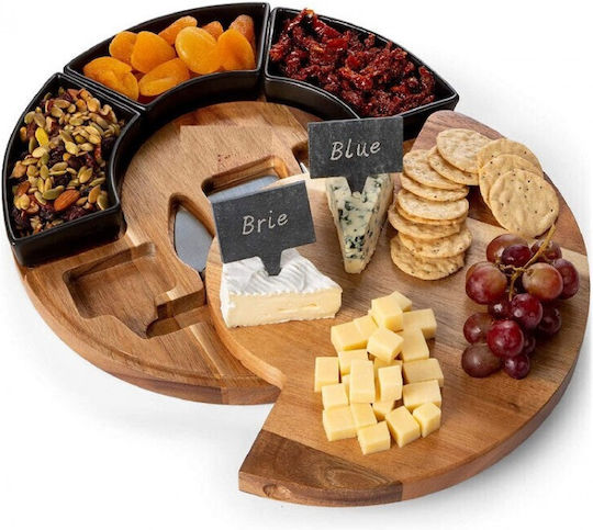 Aj AJ More than Cheese Wooden Cheese Serving Platter 30.5x30.5cm