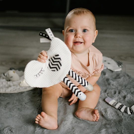 Babyono Πανάκι Μωρού Little Birdie Λευκό