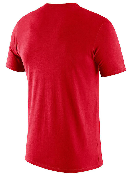 Dri-FIT NBA Chicago Bulls Dri-Fit Sportliches T-Shirt Red