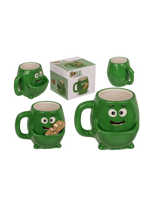 Cookie Cudler Cană Ceramică Verde 1buc