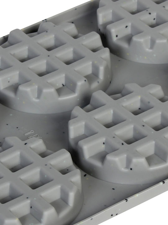 Keskor Silicone Ice Cream & Ice Lolly 6 Cups Baking Pan 25.5x17.5x1.5cm