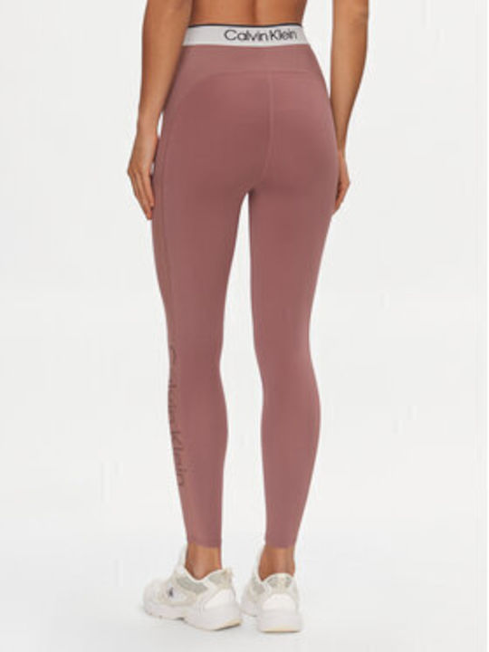 Calvin Klein Women's Cropped Training Legging Pink